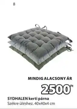 JYSK SYDHALEN kerti párna ajánlat
