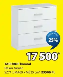 JYSK TAPDRUP komód ajánlat
