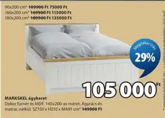 JYSK MARKSKEL ágykeret ajánlat
