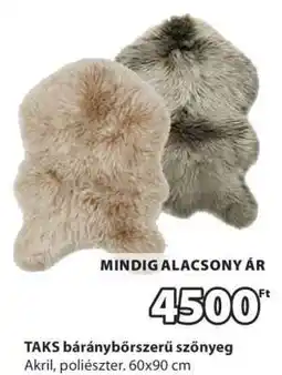 JYSK TAKS báránybőrszerű szőnyeg ajánlat