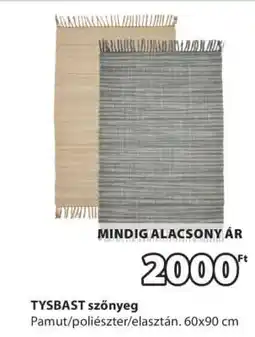 JYSK TYSBAST szőnyeg ajánlat
