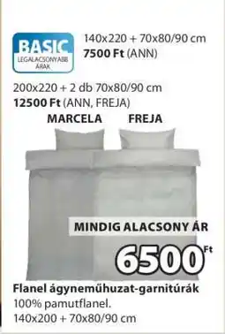 JYSK FLANEL ÁGYNEMŰHUZAT-GARNITÚRÁK ajánlat