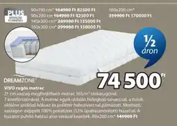 JYSK DREAMZONE VIVO rugós matrac ajánlat