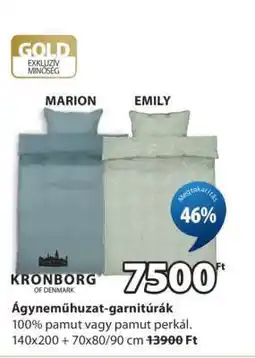 JYSK KRONBORG Ágyneműhuzat-garnitúrák ajánlat