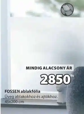 JYSK FOSSEN ablakfólia ajánlat