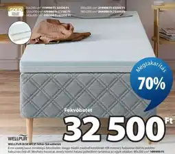 JYSK WELLPUR BOKSEVIT fehér fekvőbetét ajánlat