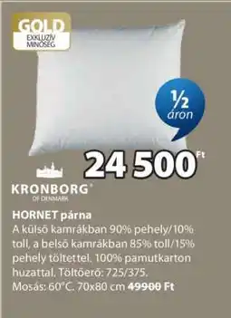 JYSK KRONBORG HORNET párna ajánlat