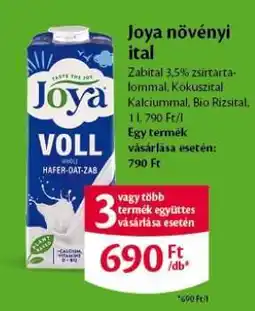 EcoFamily Joya Növényi ital ajánlat