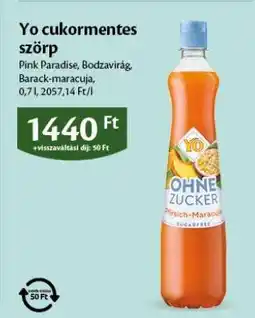 EcoFamily YO cukormentes szörp ajánlat