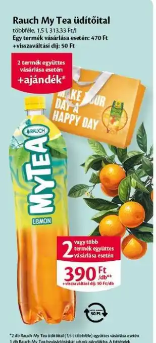 EcoFamily Rauch My Tea Üdítőital ajánlat