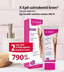 EcoFamily X-Epil szőrtelenítő krém ajánlat