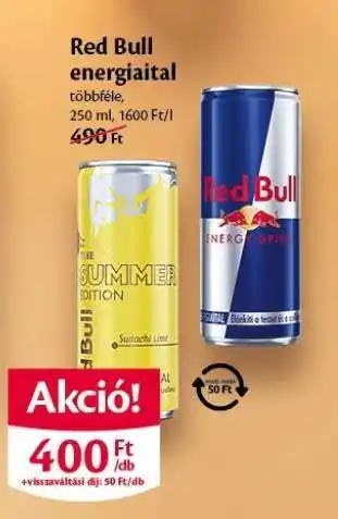 EcoFamily RED BULL Energiaital ajánlat