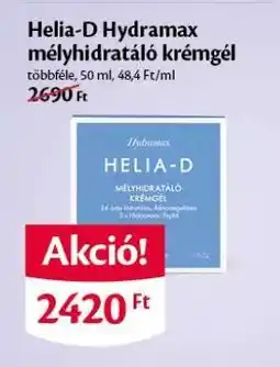 EcoFamily Helia-D Hydramax mélyhidratáló krémgél ajánlat