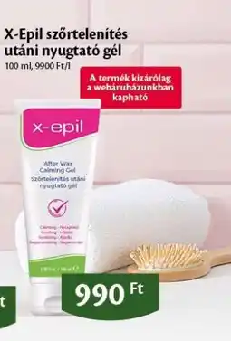 EcoFamily X-Epil szőrtelenítés utáni nyugtató gél ajánlat