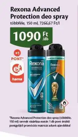 EcoFamily Rexona Advanced Protection deo spray ajánlat