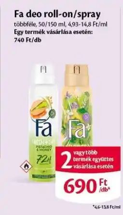 EcoFamily Fa deo roll-on/spray ajánlat