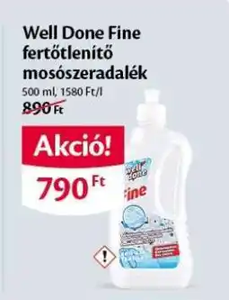 EcoFamily Well Done Fine fertőtlenítő mosószeradalék ajánlat