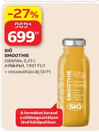 Auchan Sió smoothie ajánlat