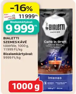 Auchan Bialetti szemes kávé ajánlat
