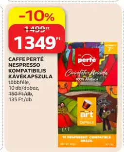 Auchan Caffe perté nespresso kompatibilis kávékapszula ajánlat