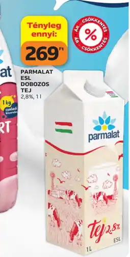 Auchan Parmalat esl dobozos tej ajánlat