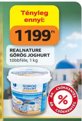 Auchan Realnature görög joghurt ajánlat