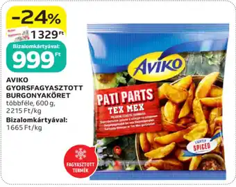 Auchan Aviko gyorsfagyasztott burgonyaköret ajánlat