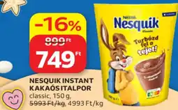 Auchan Nesquik instant kakaós italpor ajánlat