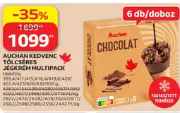 Auchan Auchan kedvenc tölcséres jégkrém multipack ajánlat