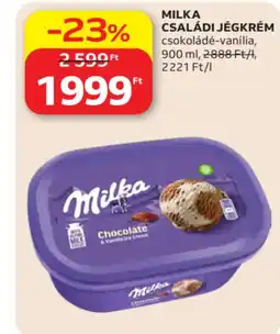 Auchan Milka családi jégkrém ajánlat
