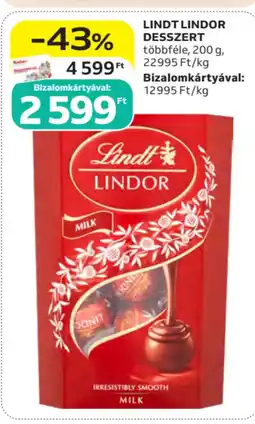 Auchan Lindt lindor desszert ajánlat