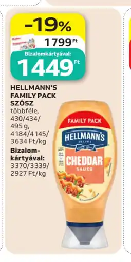 Auchan Hellmanns family pack szósz ajánlat