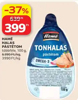 Auchan Hamé halas pástétom ajánlat