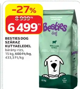 Auchan Besties dog száraz kutyaeledel ajánlat