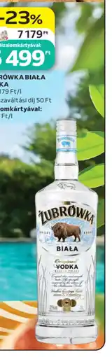 Auchan Żubrówka biała vodka ajánlat