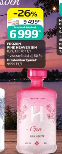 Auchan Frozen pink heaven gin ajánlat