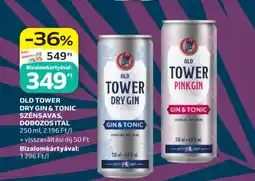 Auchan Old tower dry gin & tonic ajánlat