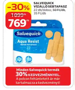 Auchan Salvequick vízálló sebtapasz ajánlat
