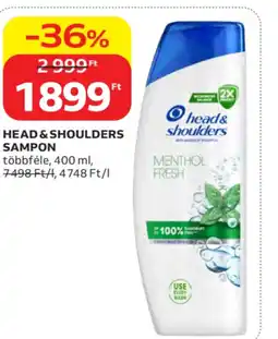 Auchan Head & shoulders sampon ajánlat