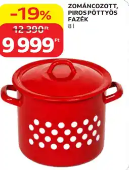 Auchan Zománcozott, piros pöttyös fazék ajánlat