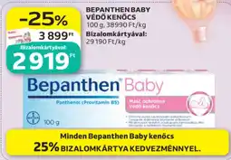 Auchan Bepanthen baby védőkenőcs ajánlat