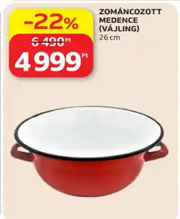 Auchan Zománcozott medence vájling ajánlat