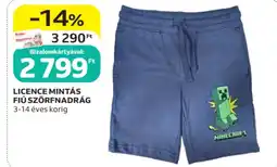 Auchan Licence mintás fiú szörfnadrág ajánlat