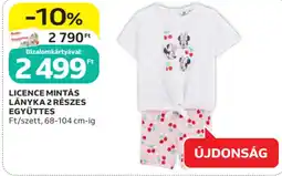 Auchan Licence mintás lányka 2 részes együttes ajánlat
