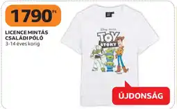 Auchan Licence mintás családi póló ajánlat