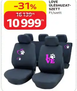 Auchan Love üléshuzat-szett ajánlat