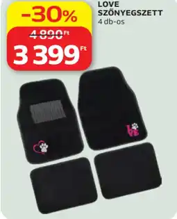 Auchan Love szőnyegszett ajánlat