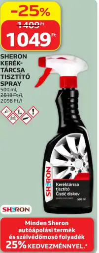 Auchan Sheron keréktárcsa tisztító spray ajánlat