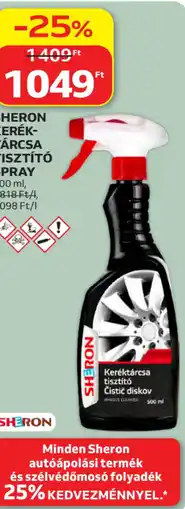 Auchan Sheron keréktárcsa tisztító spray ajánlat