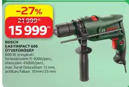 Auchan Bosch easyimpact 600 ütvefúrógép ajánlat